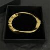 Irregular oval bracelet, futuristic and unique design, stackable style, personalized trendy geometric shape - Image 5