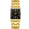 Fully Automatic Non-Mechanical Square Men's Steel Band Quartz Watch Waterproof Watch - obrazek 4