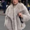 Winter Plush Coat Fashion Thicken Lapel Outwear Casual Long Sleeve Tops Womens Clothing - Image 10