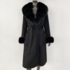 Double sided wavy woolen coat with extended temperament woolen coat - Image 6