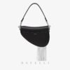 New Cowhide Women's Bag Autumn And Winter Unique Design Tassel Bag Personality Fashion Messenger Bag - Image 2