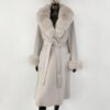 Double sided wavy woolen coat with extended temperament woolen coat - Image 7