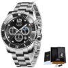 New Quartz Watch Men's Sports Waterproof Watch Multifunctional Chronograph - Image 9