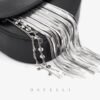 New Cowhide Women's Bag Autumn And Winter Unique Design Tassel Bag Personality Fashion Messenger Bag - Image 3