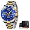 New Quartz Watch Men's Sports Waterproof Watch Multifunctional Chronograph - Image 5