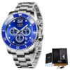 New Quartz Watch Men's Sports Waterproof Watch Multifunctional Chronograph - Image 8
