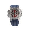 Gu Meng New Men's Watch Hip-Hop Tape Color Shell Quartz Watch Fashion Diamond-Encrusted Large Dial Watch - Afbeelding 8
