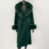 Double sided wavy woolen coat with extended temperament woolen coat - Image 20