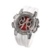 Gu Meng New Men's Watch Hip-Hop Tape Color Shell Quartz Watch Fashion Diamond-Encrusted Large Dial Watch - Afbeelding 7