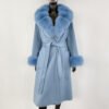 Double sided wavy woolen coat with extended temperament woolen coat - Image 14