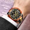 New Quartz Watch Men's Sports Waterproof Watch Multifunctional Chronograph - Image 4