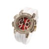 Gu Meng New Men's Watch Hip-Hop Tape Color Shell Quartz Watch Fashion Diamond-Encrusted Large Dial Watch - Afbeelding 6