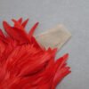 Stylish High Waist Feather Design Red Sequins Dress Sexy One Shoulder Diagonal Collar Celebrity Party Club Dress - 画像 (4)