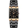 Fully Automatic Non-Mechanical Square Men's Steel Band Quartz Watch Waterproof Watch - obrazek 3