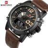 NAVIFORCE  Quartz Watch Men Digital LED Sports Wrist watch - obrazek 2