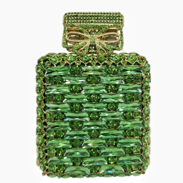 Perfume bottle with diamond hand bag Crystal Bag – Image 3