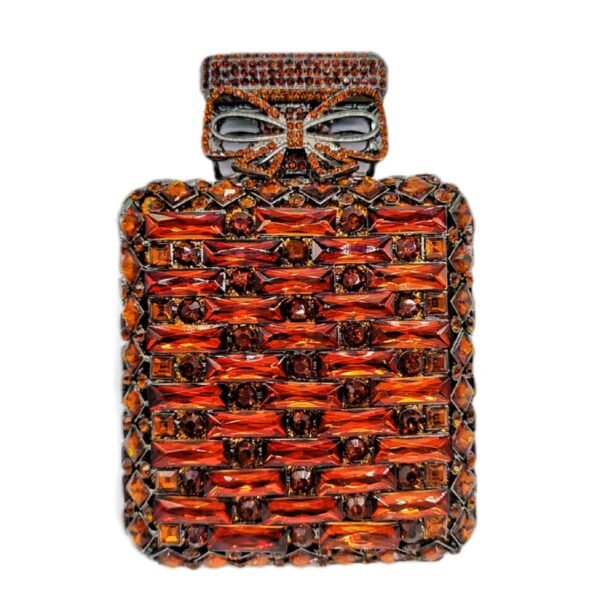 Perfume bottle with diamond hand bag Crystal Bag – Image 5