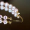 Blue Rose Laser 18K Gold Pearl Bracelet - immagine 2