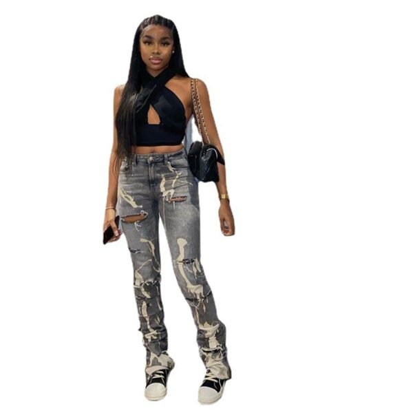 Jeans Women's High Waist Slim Stretch Fashion Pants - Image 7