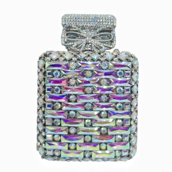 Perfume bottle with diamond hand bag Crystal Bag – Image 12