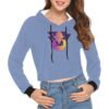 Women's All Over Print Cropped Hoodie