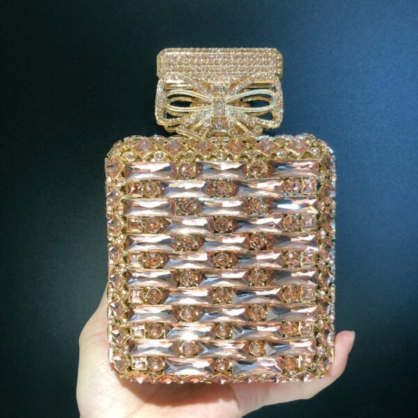 Perfume bottle with diamond hand bag Crystal Bag - Image 21