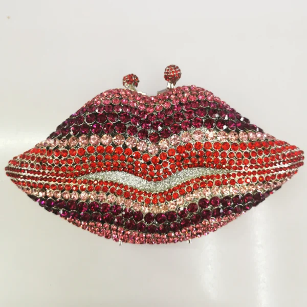 Crystal Evening Bag Yellow/AB Diamond Wedding Bridal Clutches Purses Women Rhinestone Mini Handbag - Image 4