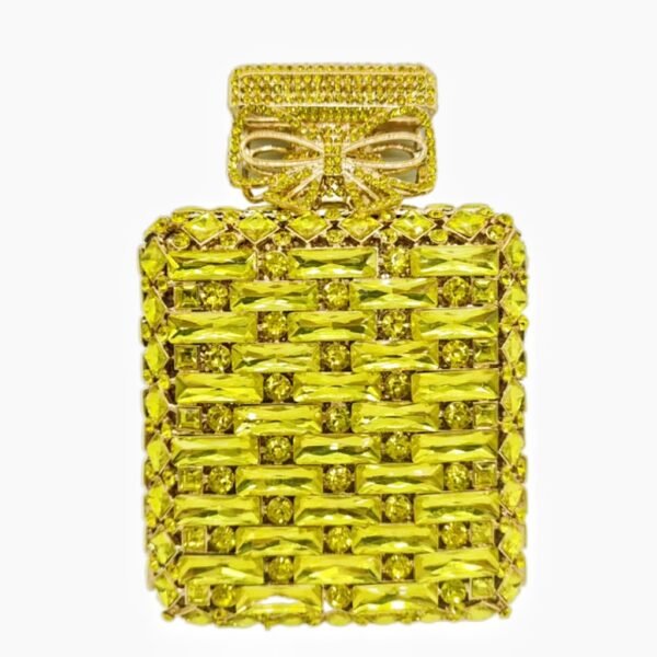 Perfume bottle with diamond hand bag Crystal Bag – Image 2