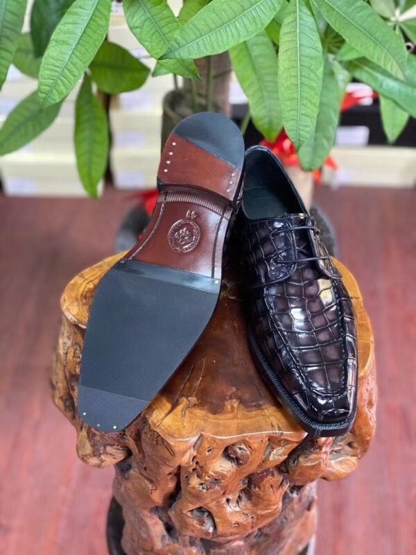 Brushed Lining Light Breathable Pointy Low Top Casual Business Leather Shoes - 画像 (5)