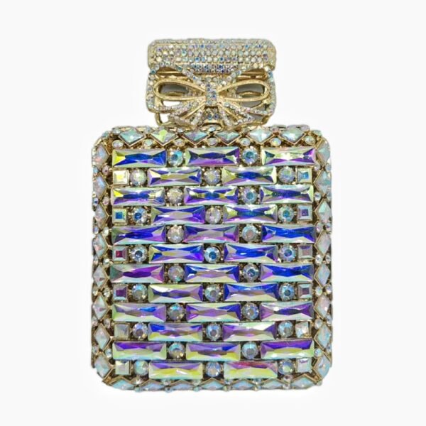 Perfume bottle with diamond hand bag Crystal Bag – Image 13