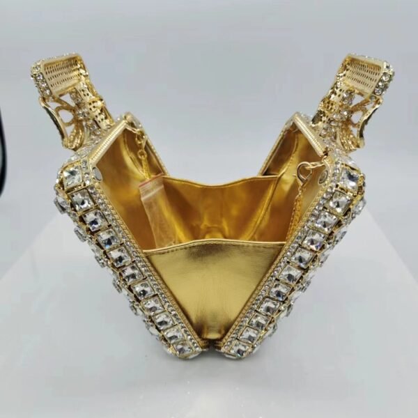 Perfume bottle with diamond hand bag Crystal Bag – Image 22