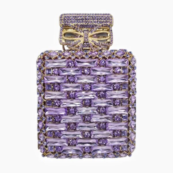 Perfume bottle with diamond hand bag Crystal Bag – Image 6
