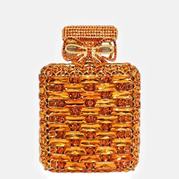 Perfume bottle with diamond hand bag Crystal Bag – Image 4
