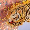 Tiger Crystal Evening Clutch Bags For Wedding Party New Metal Bling Rhinestone Novelty Purses And Handbags Luxury Designer - immagine 5