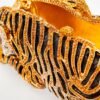 Tiger Crystal Evening Clutch Bags For Wedding Party New Metal Bling Rhinestone Novelty Purses And Handbags Luxury Designer - immagine 6