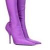 Floral Print Sexy Stiletto Sock Women Booties Stretch Pointed Toe High Heels Ankle Boots Fashion Botas Shoes Women Big Size 44 - Image 86