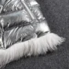 Women Winter Natural Real Fur Collar Thick White Duck Down Jacket Luxury Female Clothes Outerwear Puffer Coat - Image 3