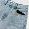 new Women stretch slim jeans High waist casual lady straight denim pants - Image 3