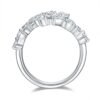 Special-interest Design Special-shaped Moissanite Water Drop S925 Silver Plating 18K Gold Ring - Image 5