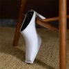 Processing Time:7-15 days after placing orders MILI-MIYA Fashion Square Toe Solid Color Women Full Genuine Leather Thick Heels Slip On Dress Party Summer Shoes Size 34-40 - Image 2