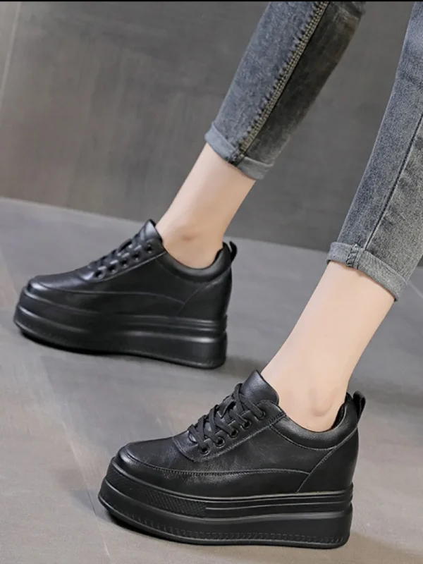 Sponge cake thick sole with increased height inside women's shoes casual women's shoes - 画像 (4)