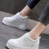 Sponge cake thick sole with increased height inside women's shoes casual women's shoes – Image 5