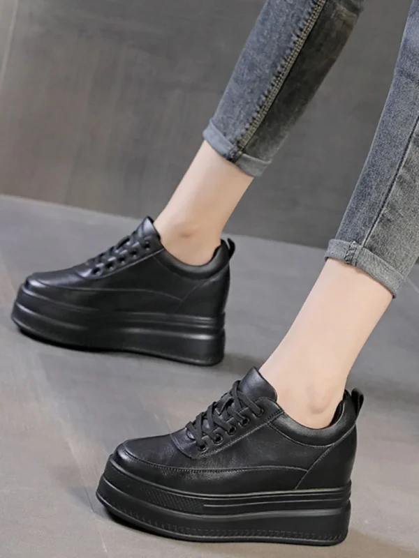 Sponge cake thick sole with increased height inside women's shoes casual women's shoes - 画像 (3)
