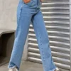 Cowboy pants women's fashion simple and easy to wear slim fit slim and slightly flared - immagine 4