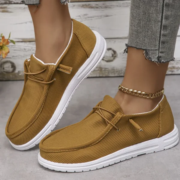 Round Toe Canvas Sneakers – Image 4
