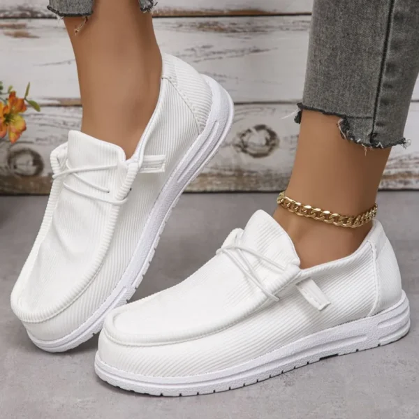 Round Toe Canvas Sneakers – Image 5