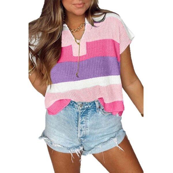 European and American women's casual short sleeves - obrazek 5