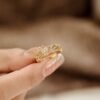 Pure 18K Jinrege Light Luxury Wide Version Fashion Ring - Image 4