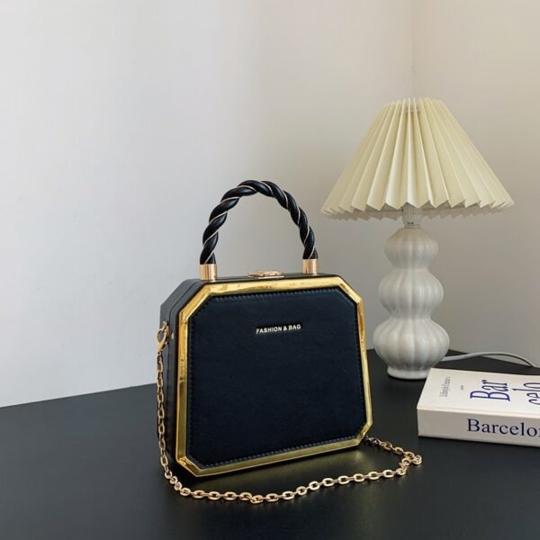 Fashionable small square bag stylish simple and exquisite chain crossbody bag - 画像 (6)