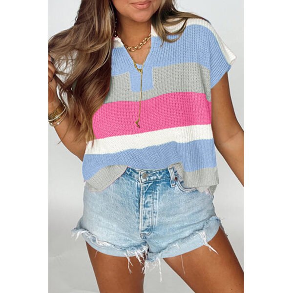 European and American women's casual short sleeves - obrazek 7